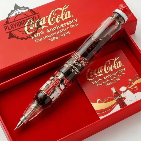 Cocacola 140Th Anniversary Commemorative Liquid Pen