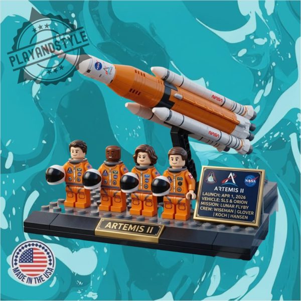 Artemis Ii 2026 Launch Commemorative Diorama Brick