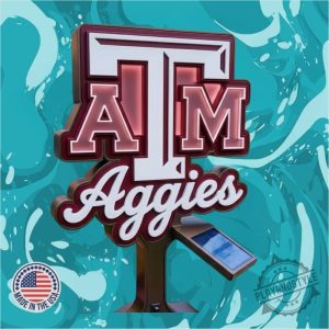 Texas A&M Aggies Logo Solar Garden Light