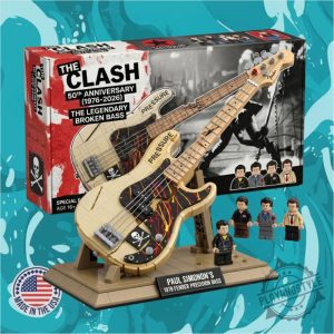 The Clash 50th Anniversary Paul Simonon 1979 Fender Precision Bass Brick Set