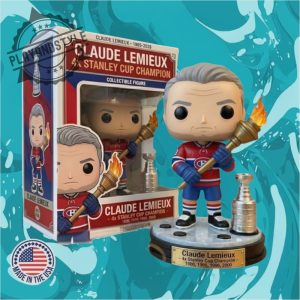 Claude Lemieux 4X Stanley Cup Champion 1986 1995 1996 2000 3D Figure