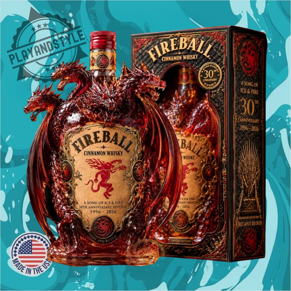 Fireball X A Song Of Ice And Fire 30Th Anniversary Edition19962026 Whiskey Bottle 1 Fireball X A Song Of Ice And Fire 30th Anniversary Edition1996-2026 Whiskey Bottle