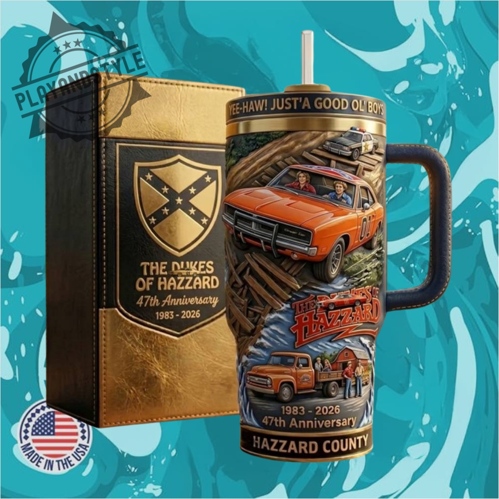 The Dukes Of Hazzard 47Th Anniversary Hazzard County Tumbler 1 The Dukes of Hazzard 47th Anniversary Hazzard County Tumbler