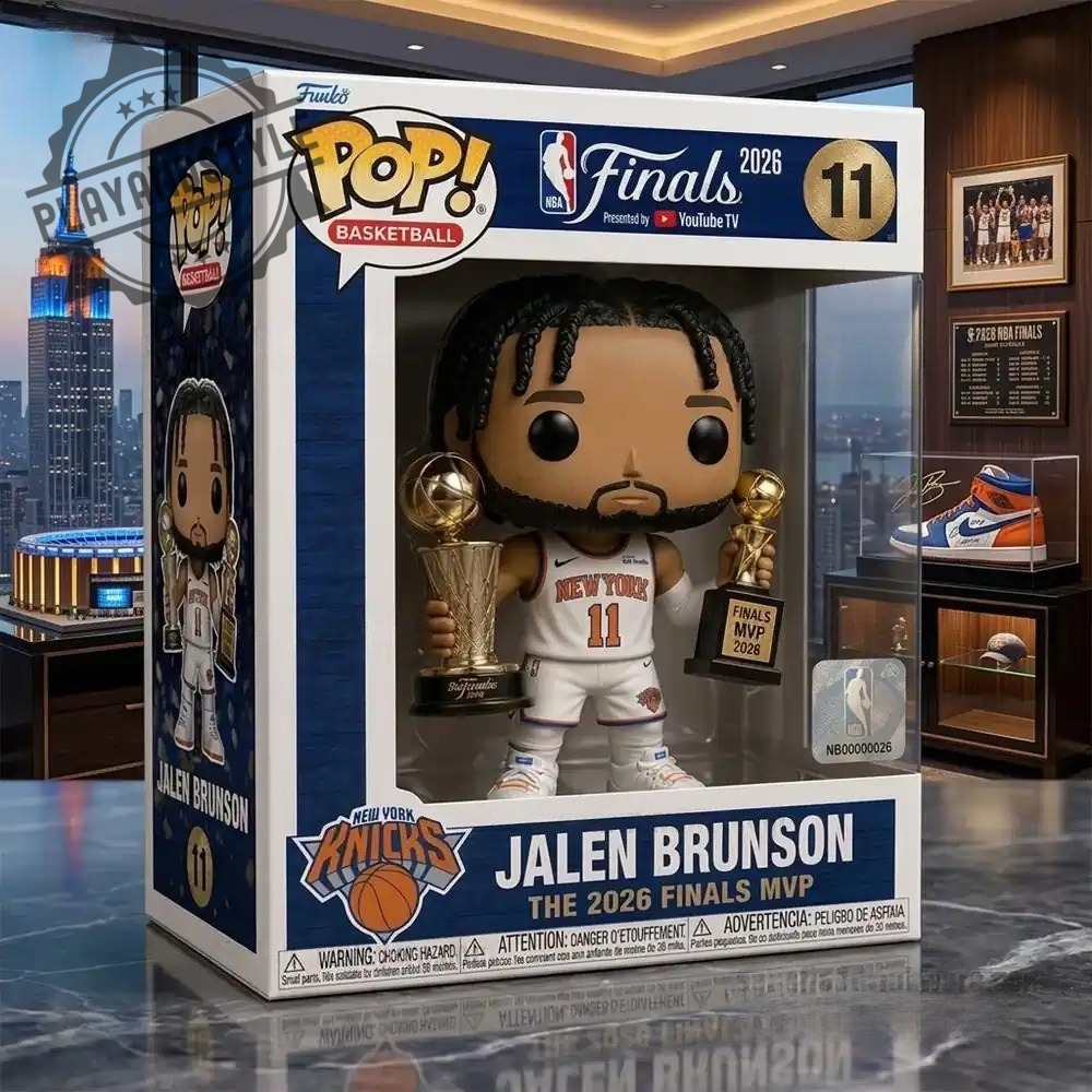 Jalen Brunson New York Knicks 2026 Nba Finals Mvp Championship Collector Pop Figure 1 Jalen Brunson New York Knicks 2026 NBA Finals MVP Championship Collector Pop! Figure
