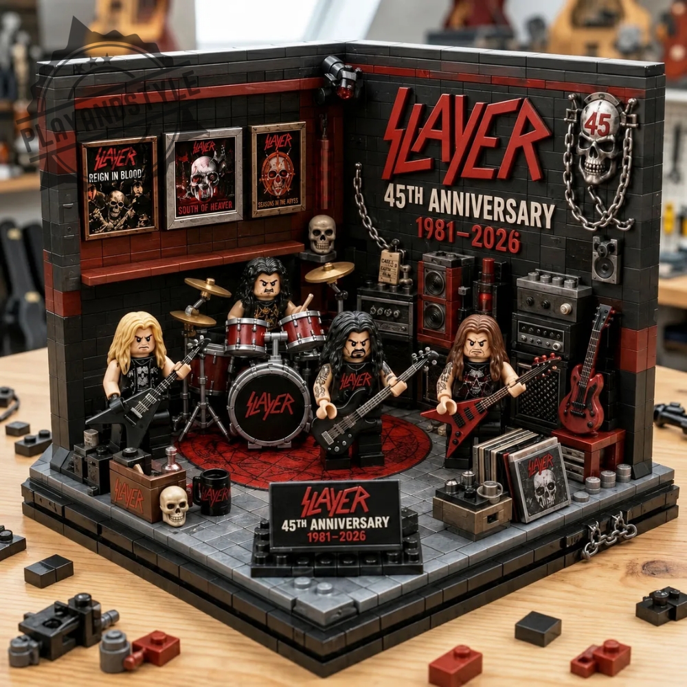 Slayer 45Th Anniversary Brick Set 1 SLAYER 45th anniversary Brick Set