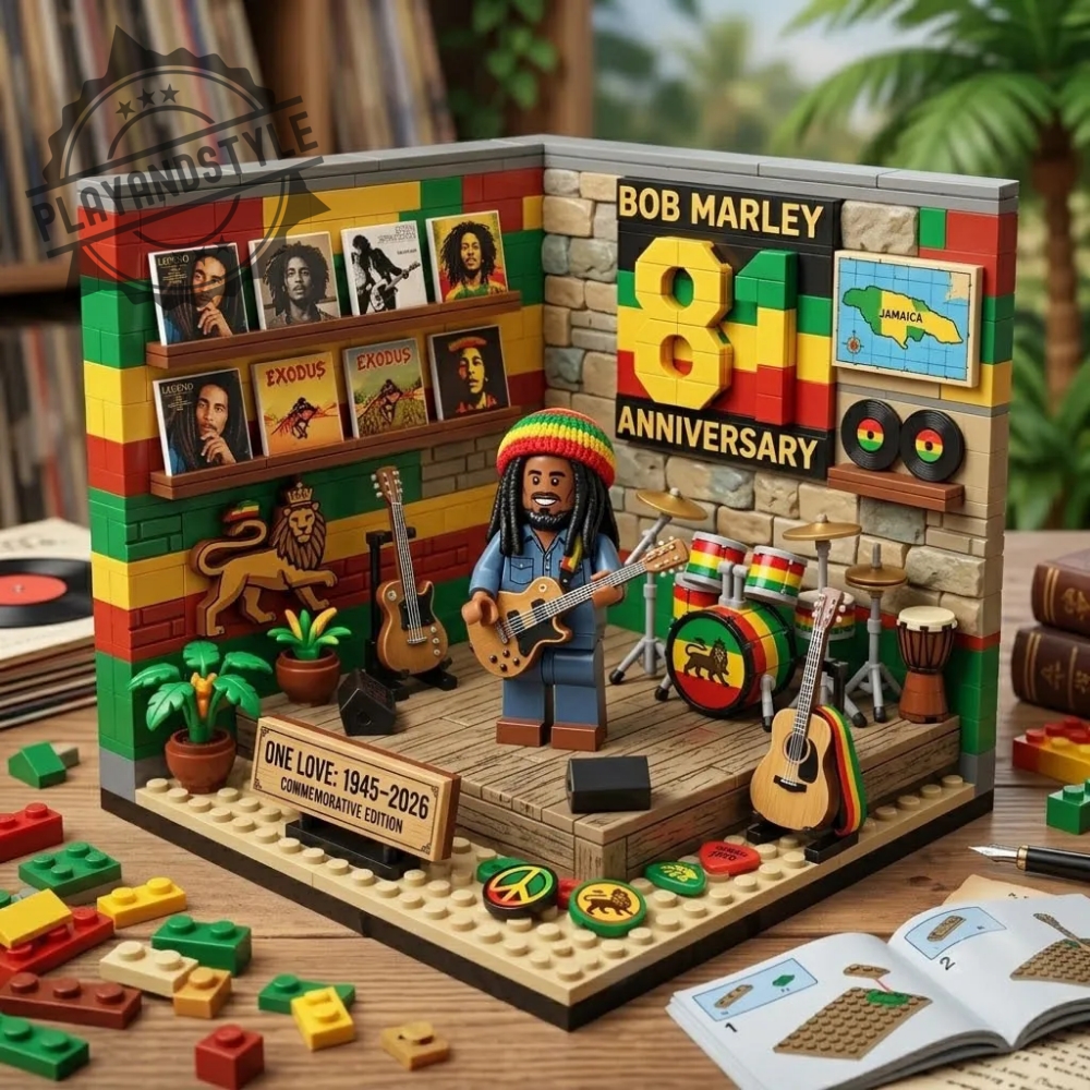 Bob Marley 81St Anniversary Brick Set 1 Bob Marley 81st Anniversary Brick Set