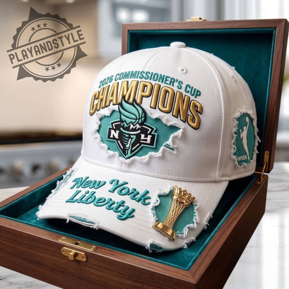 New York Liberty 2026 Commissioners Cup Champions Cap 1 New York Liberty 2026 Commissioner’s Cup Champions Cap